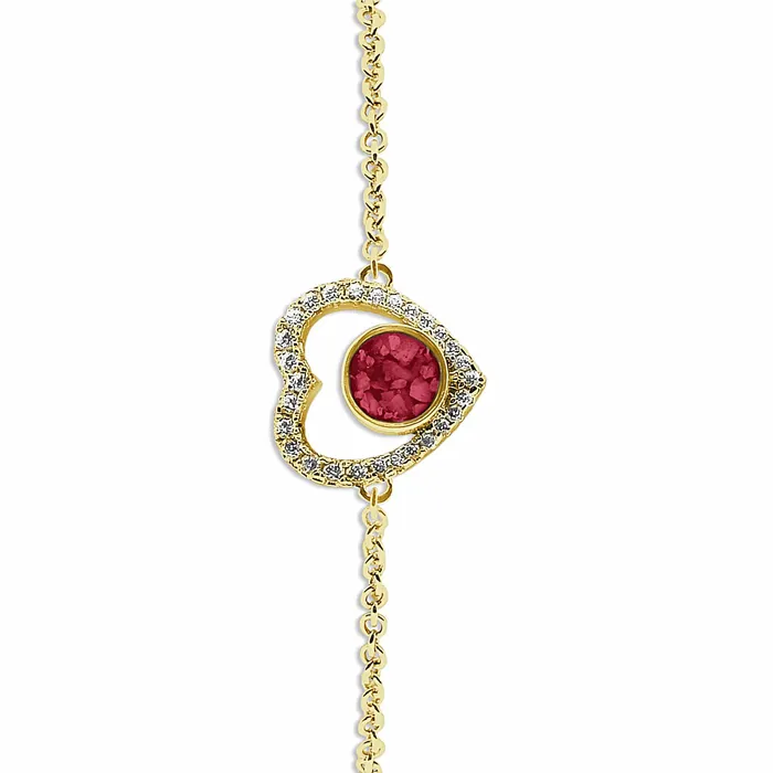EverWith Bracelets EverWith Ladies Forever Memorial Ashes Bracelet with Fine Crystals