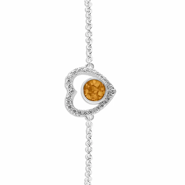 EverWith Bracelets EverWith Ladies Forever Memorial Ashes Bracelet with Fine Crystals