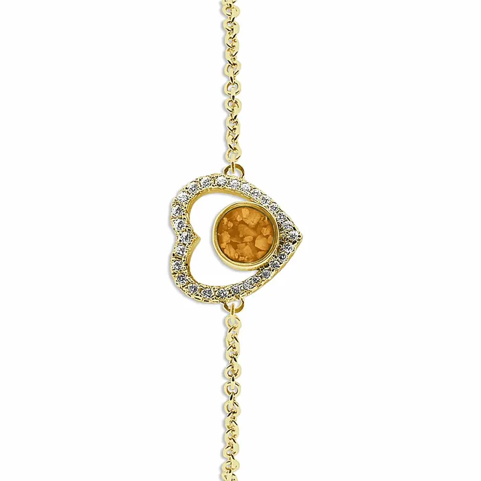 EverWith Bracelets EverWith Ladies Forever Memorial Ashes Bracelet with Fine Crystals