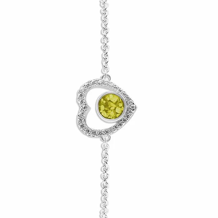 EverWith Bracelets EverWith Ladies Forever Memorial Ashes Bracelet with Fine Crystals