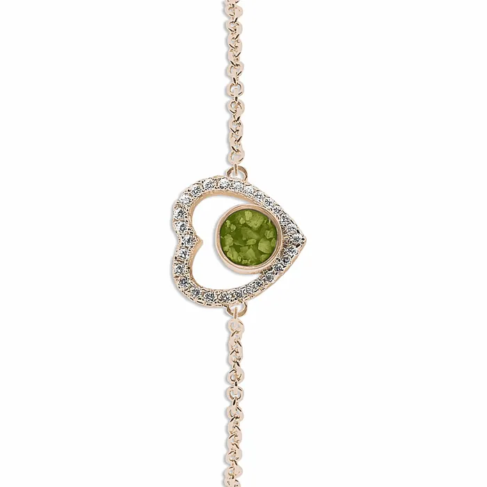 EverWith Bracelets EverWith Ladies Forever Memorial Ashes Bracelet with Fine Crystals