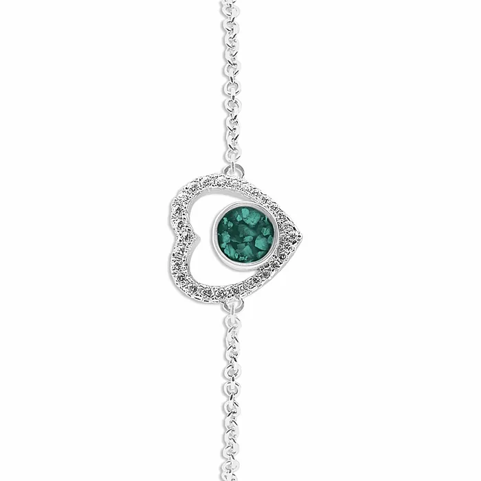 EverWith Bracelets EverWith Ladies Forever Memorial Ashes Bracelet with Fine Crystals