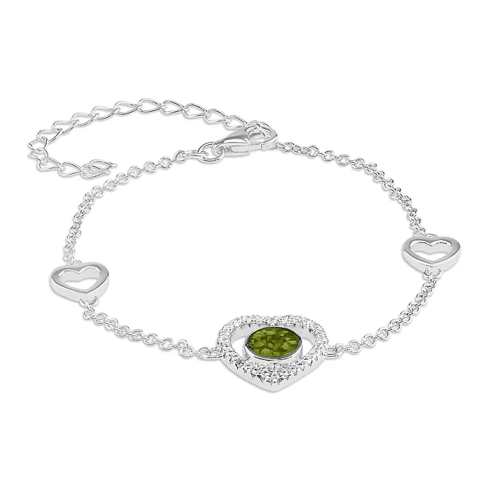 EverWith Bracelets EverWith Ladies Forever Memorial Ashes Bracelet with Fine Crystals