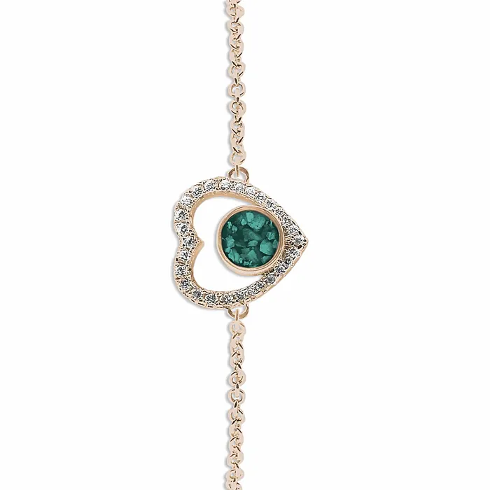 EverWith Bracelets EverWith Ladies Forever Memorial Ashes Bracelet with Fine Crystals
