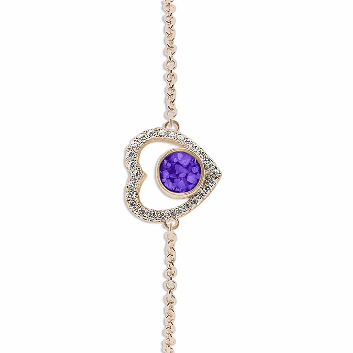 EverWith Bracelets EverWith Ladies Forever Memorial Ashes Bracelet with Fine Crystals