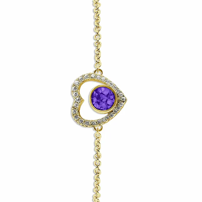 EverWith Bracelets EverWith Ladies Forever Memorial Ashes Bracelet with Fine Crystals