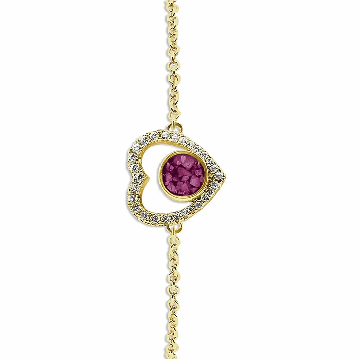EverWith Bracelets EverWith Ladies Forever Memorial Ashes Bracelet with Fine Crystals