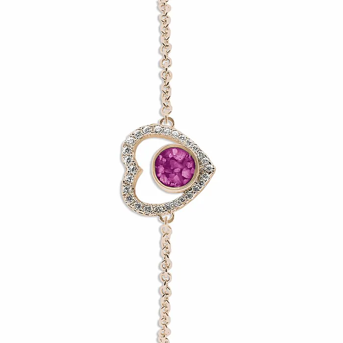 EverWith Bracelets EverWith Ladies Forever Memorial Ashes Bracelet with Fine Crystals