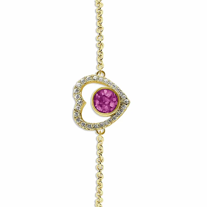 EverWith Bracelets EverWith Ladies Forever Memorial Ashes Bracelet with Fine Crystals