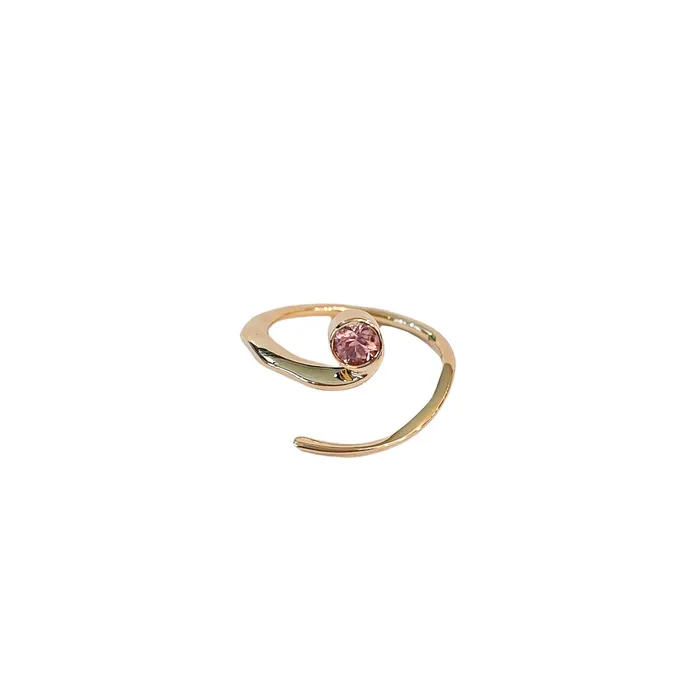 Joanna Jablko Jewelry Rings Simone Noa Spirulina 14 kt gold sapphire ring