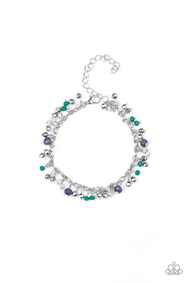 Paparazzi Accessories Bracelets Aquatic Adventure Blue Bracelet Jewelry By Bretta