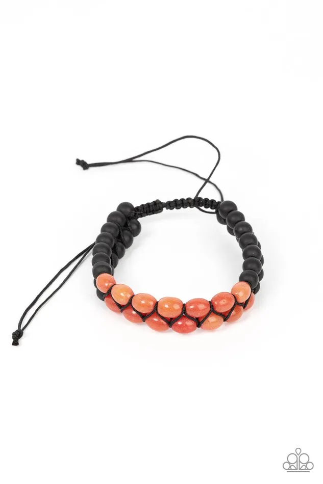 Paparazzi Accessories Bracelets Just Play Cool Orange Bracelet Jewelry by Bretta