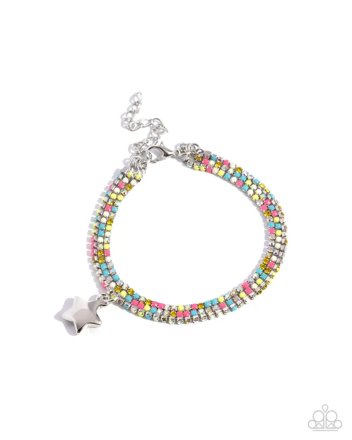 Paparazzi Accessories Stellar Savvy Yellow Bracelet Jewelry by Bretta Bracelets